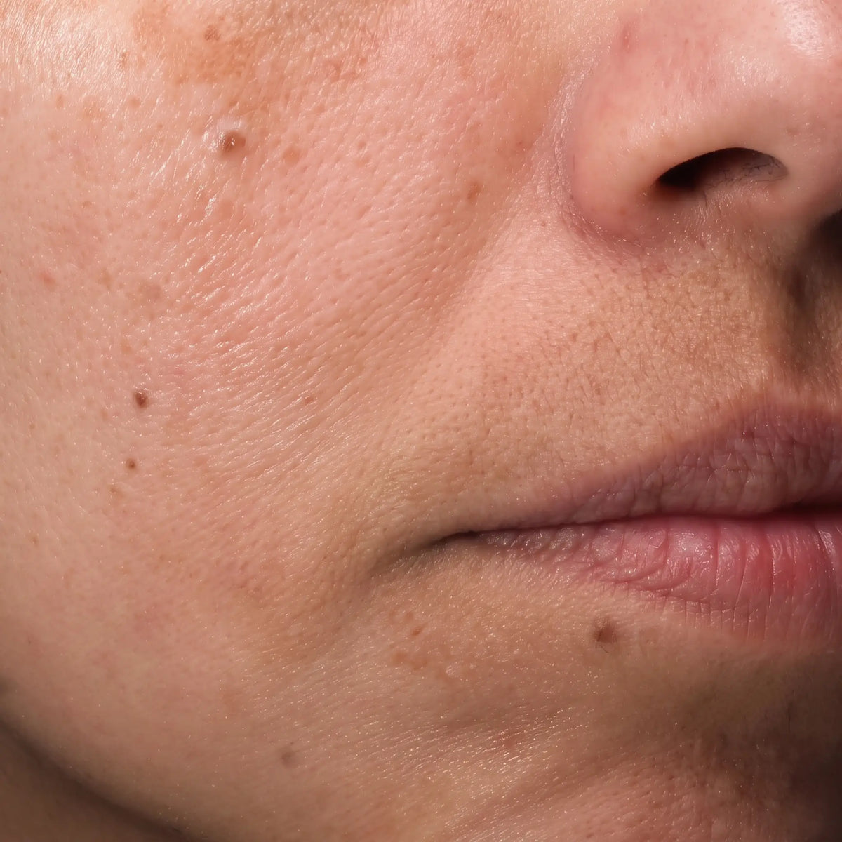Profile portrait of a woman
